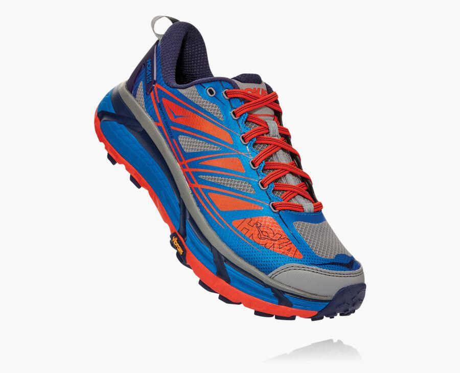 Hoka One One Mafate Speed 2 - Men's Trail Shoes - Blue - UK 542LPCGBH